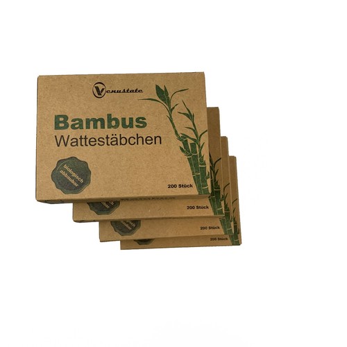 Wattestäbchen bambus 800 - wattestäbchen,