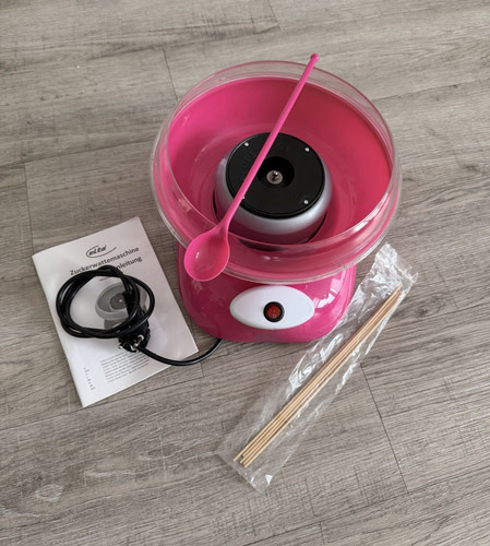 Zuckerwattemaschine rosa mit