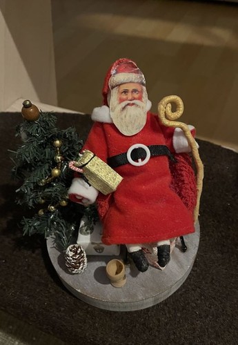 Weihnachtsmann wattefigur - weihnachtsmann,