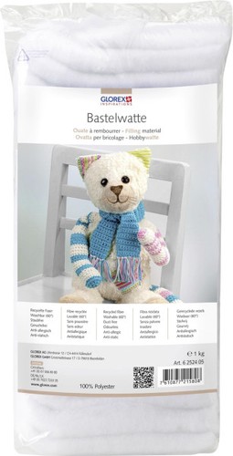 Hobby time bastelwatte weiß - bastelwatte,
