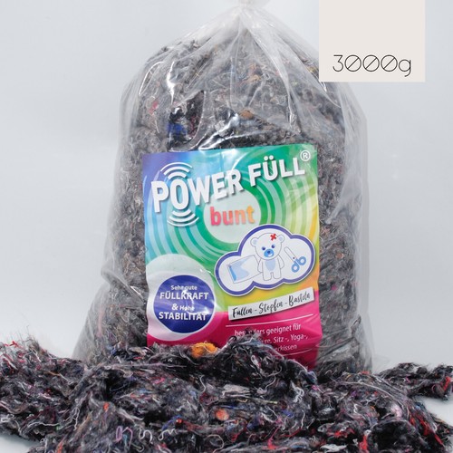 Füllwatte grau 3kg - füllwatte,