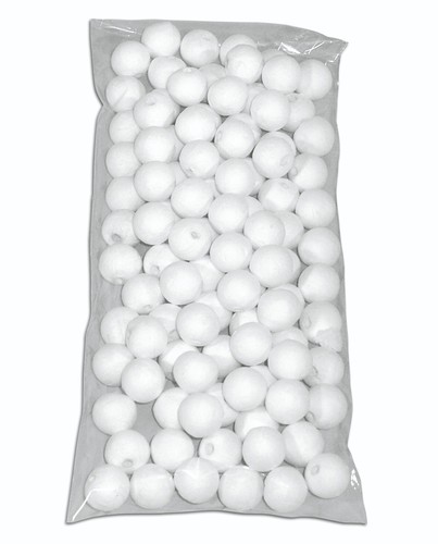 Wattekugeln weiß - 15, mm