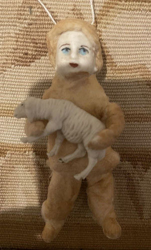 Watte figur porzellankopf - figur, 12