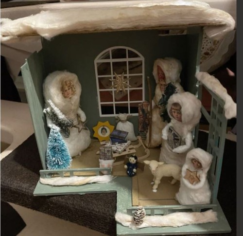 Watthaus mit wattefiguren - watthaus,