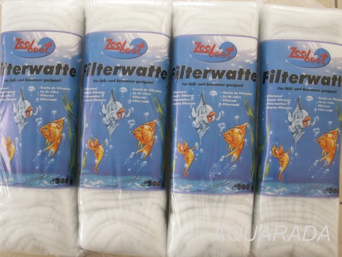 Filterwatte weiss fein 1000g - weiss/fein,